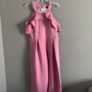 Pink jumpsuit
